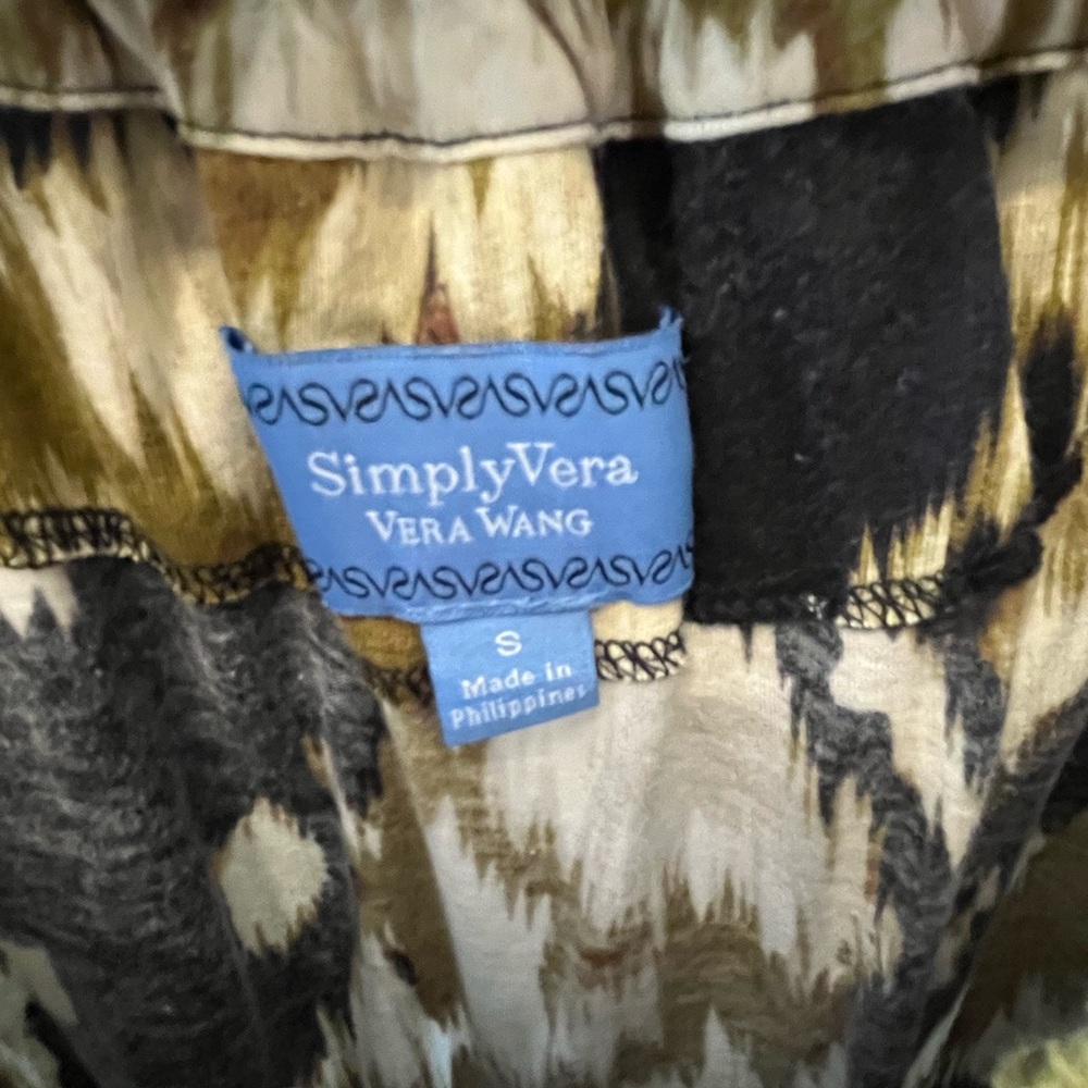 Simply Vera Vera Wang Abstract Print Blouse